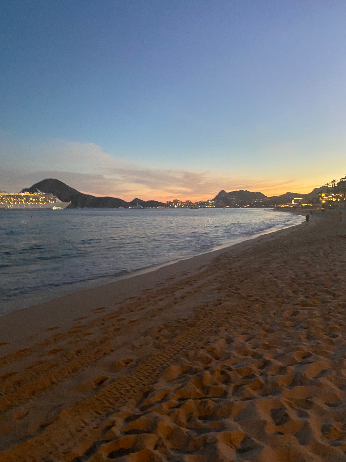 Medano Beach at dusk — Cabo San Lucas