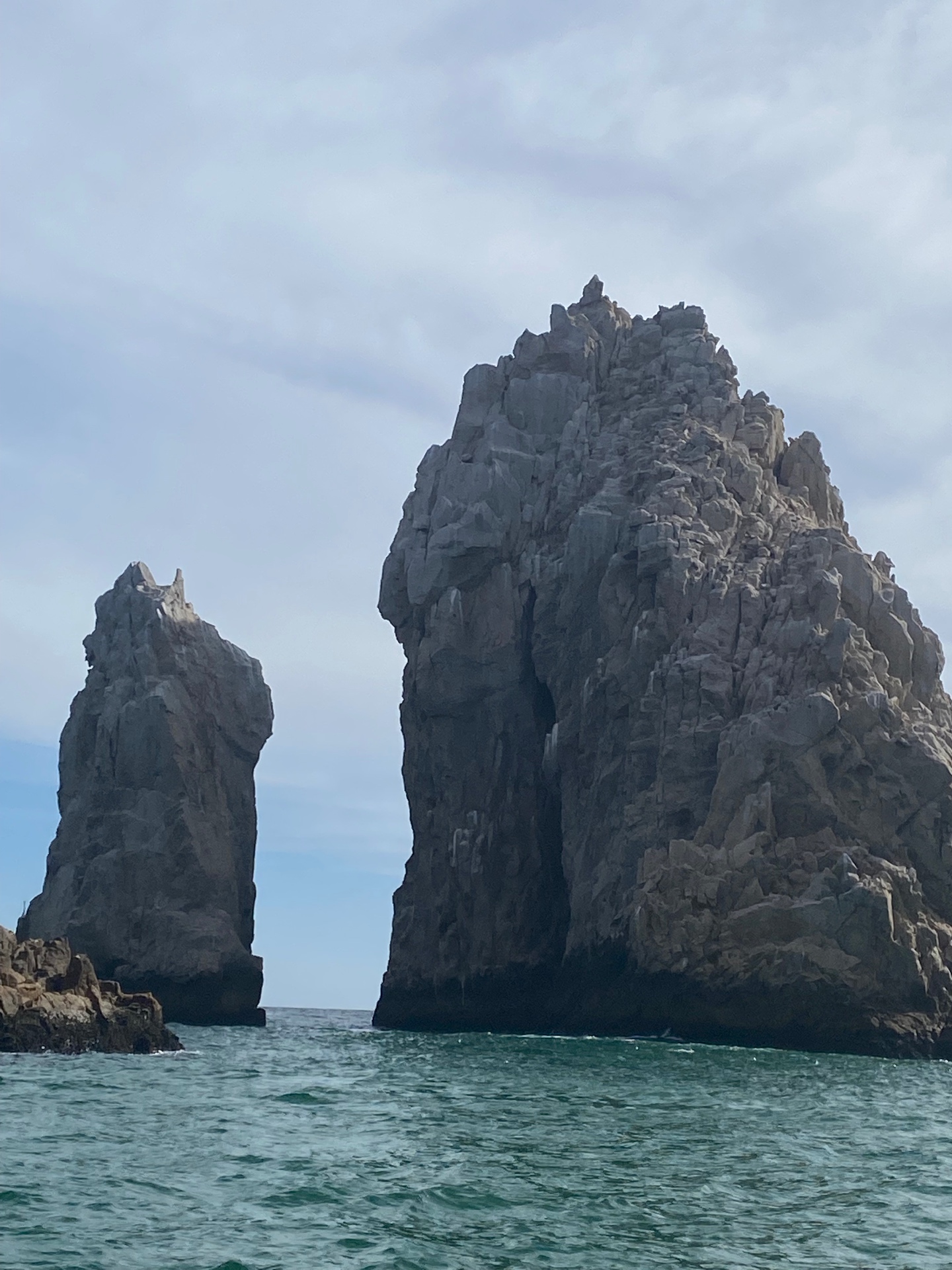 Los Frailes — the twin rocks